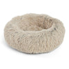 The Original Calming Donut Dog Bed in Shag Fur - 17"x17"