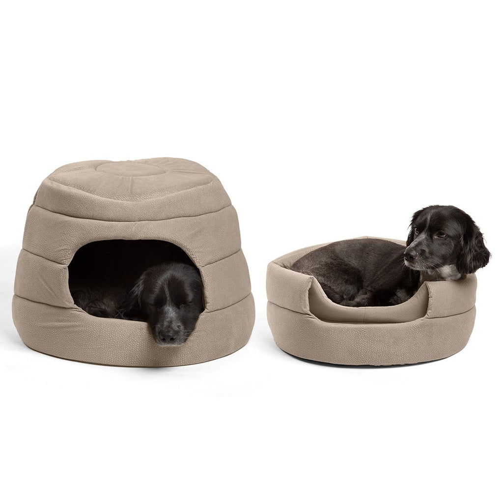 2-in-1 Honeycomb Ilan Hut Cuddler Dog Bed - Jumbo