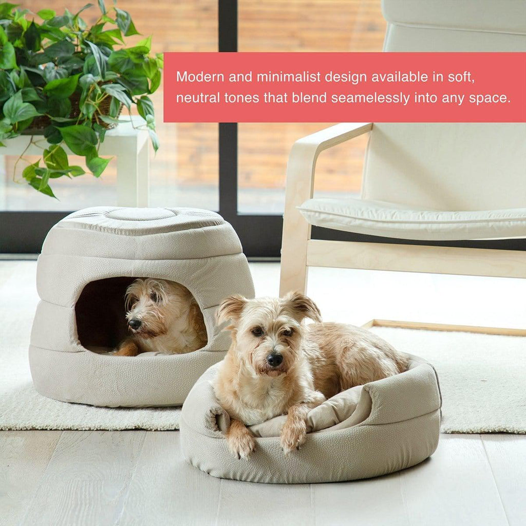 2-in-1 Honeycomb Ilan Hut Cuddler Dog Bed - Jumbo