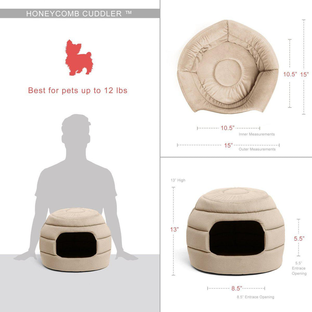 2-in-1 Honeycomb Ilan Hut Cuddler - Standard