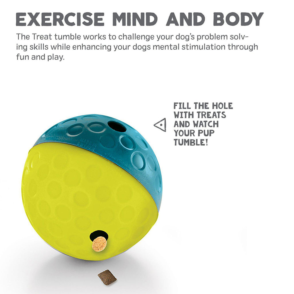 Keep your pup engaged, focused, and excited with our new puzzle toy, the Tennis  Tumble. Made from natural rubber, this doggy distraction is great for  pup, By Wild One