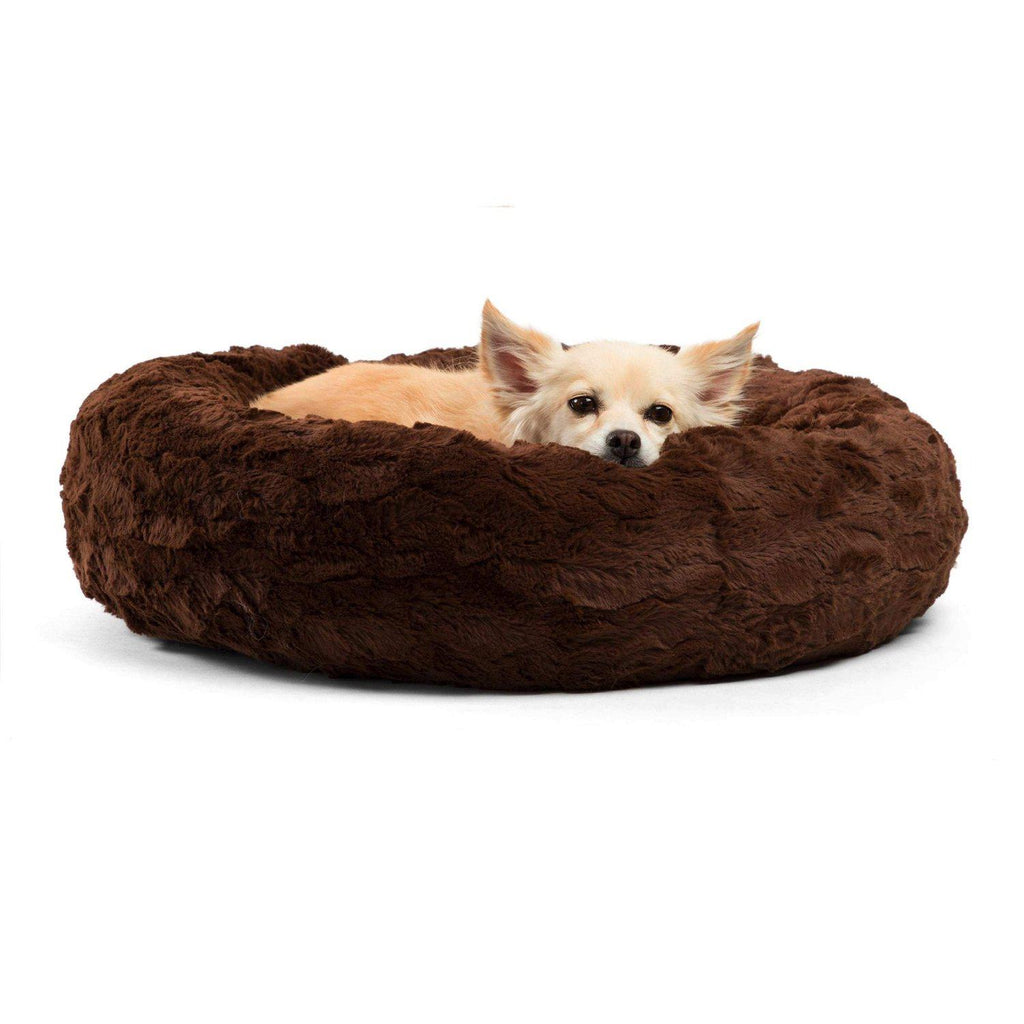 Calming Donut Bed in Lux Fur - 23"x23"