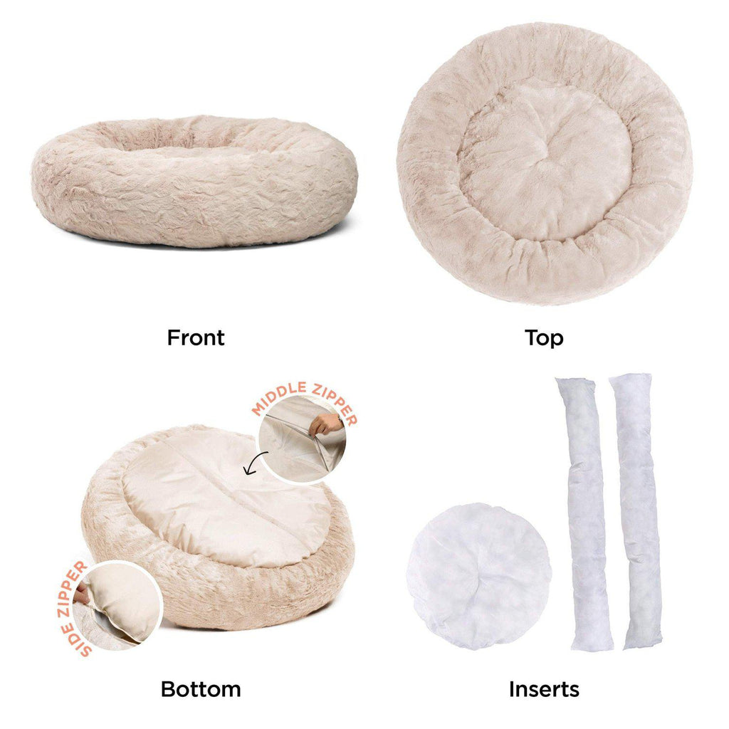 Calming Donut Bed in Lux Fur - 30"x30"