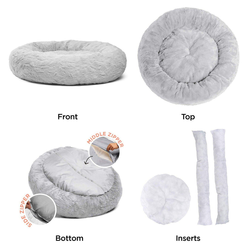 Calming Donut Bed in Lux Fur - 45"x45"