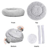 Calming Donut Dog Bed in Lux Fur - 36"x36"