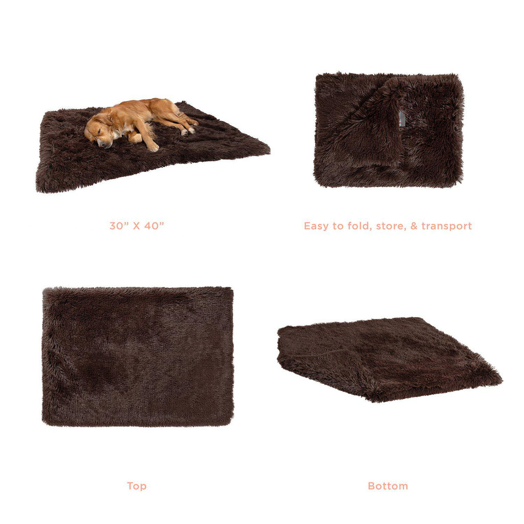 Calming Pet Throw Blanket in Shag Fur - 30"x40"