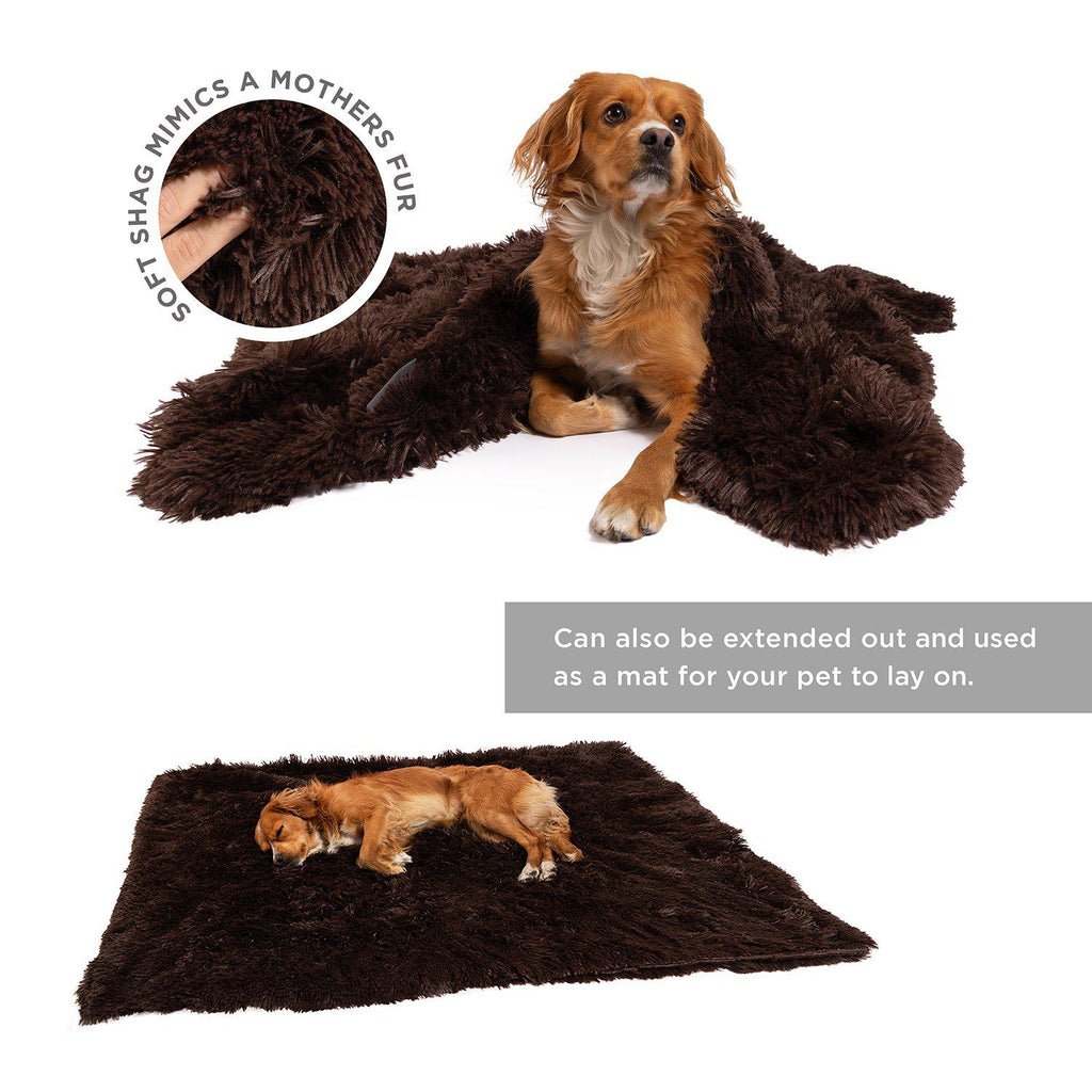 Calming Pet Throw Blanket in Shag Fur - 30"x40"