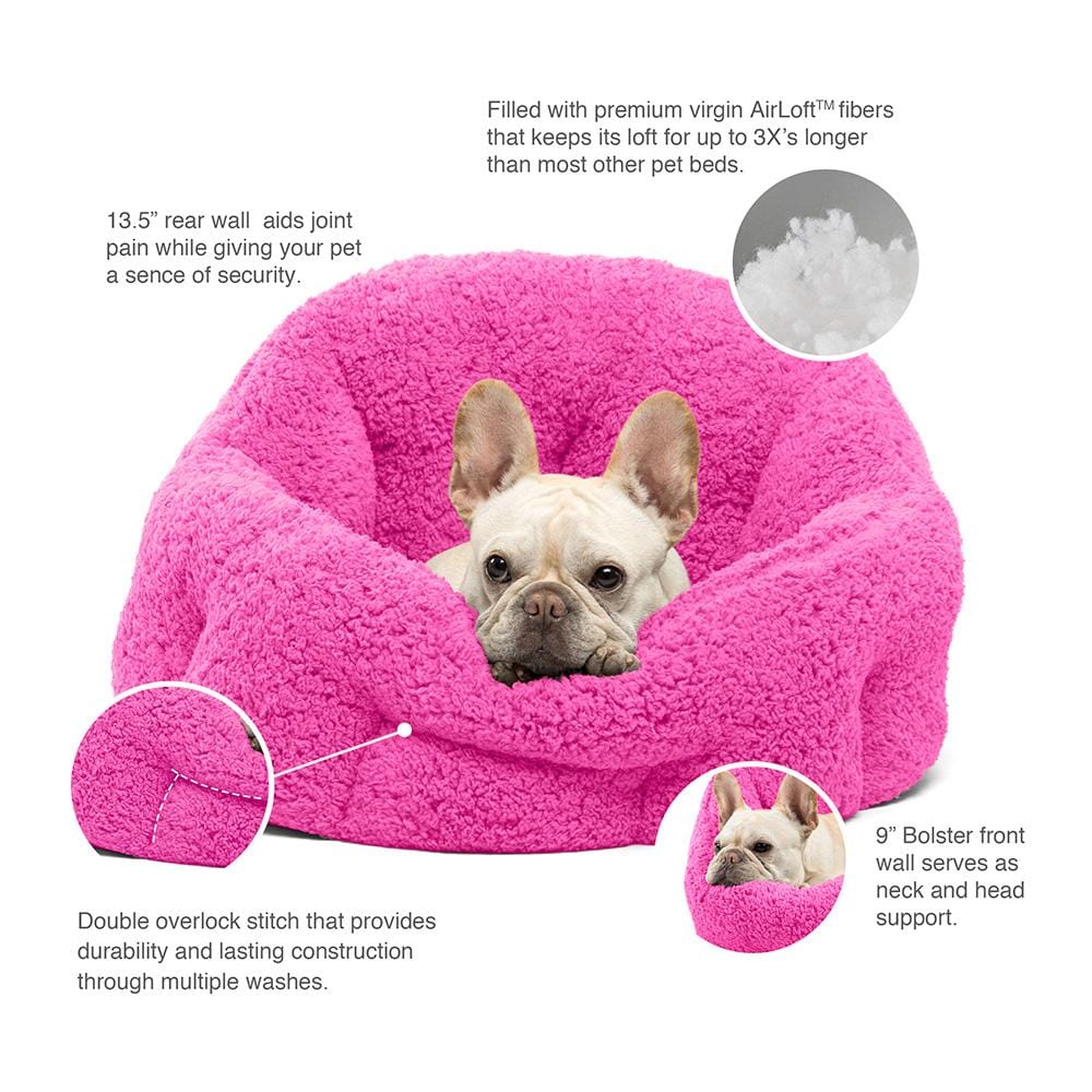 Deep Dish Sherpa Cuddler Dog Bed - Jumbo