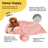 The Original Calming Donut Bed + Throw Blanket Bundle - 45"x45"