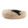 The Original Calming Donut Dog Bed in Shag Fur - 30"x30"